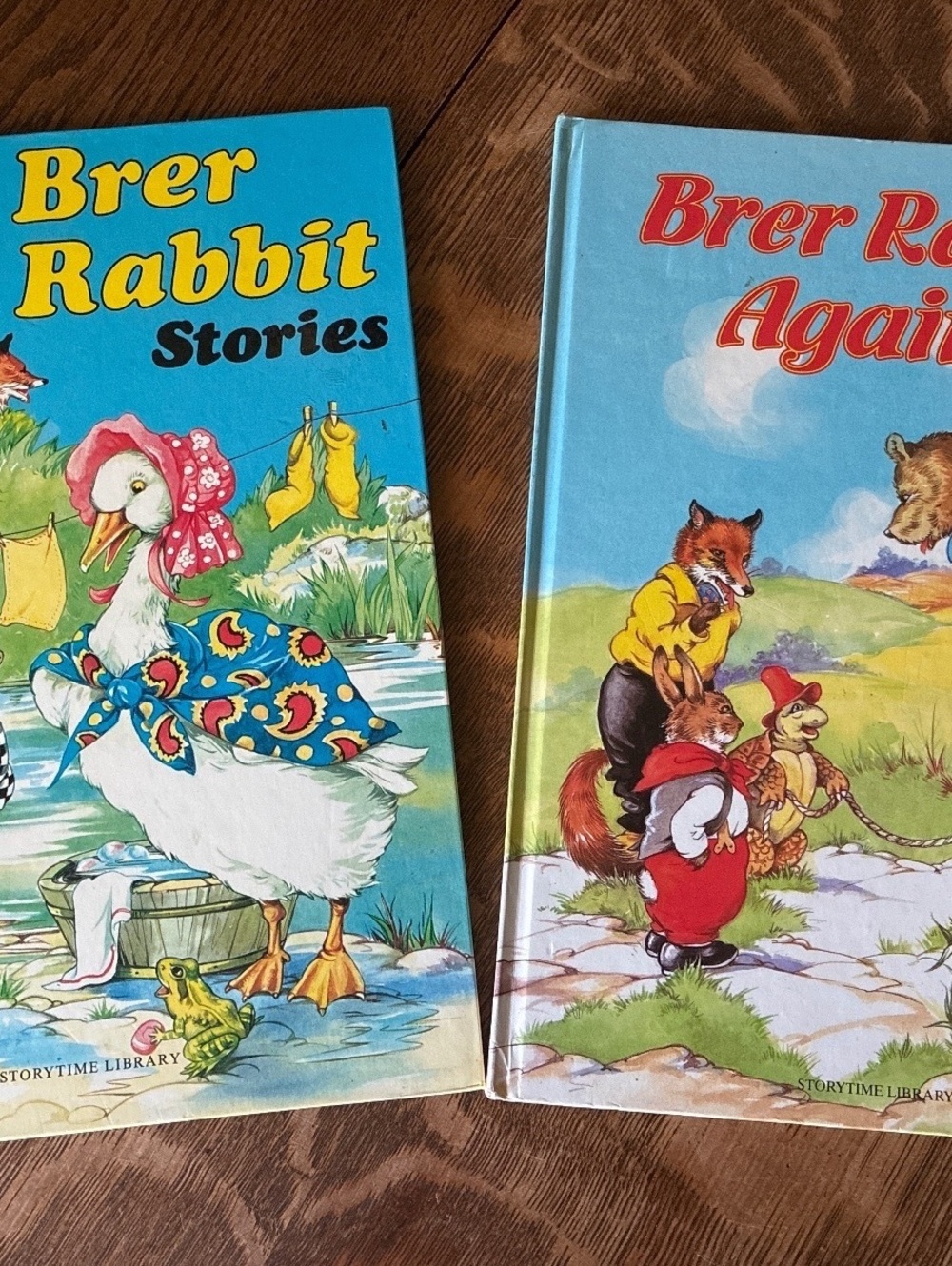Brer Rabbit Stories and Brer Rabbit Again! Hardcover Children's Books Set of 2